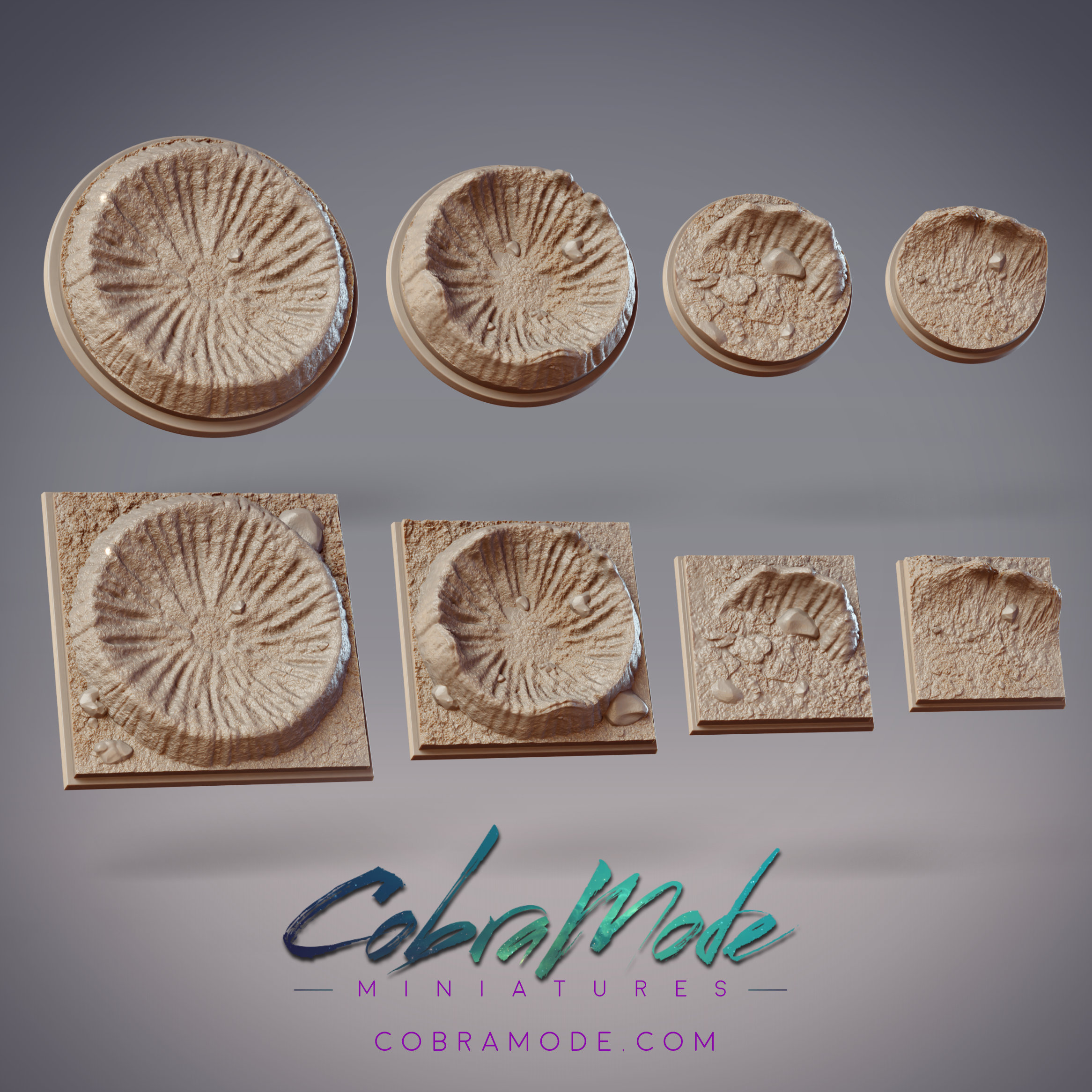 Impact Base Pack (8pcs) - Round and Square Versions